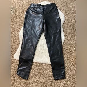 Leith High Waisted Faux Leather Leggings